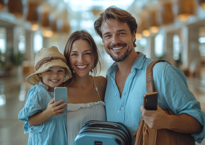 European family enjoying a luxury summer holiday in Sri Lanka at an affordable price
